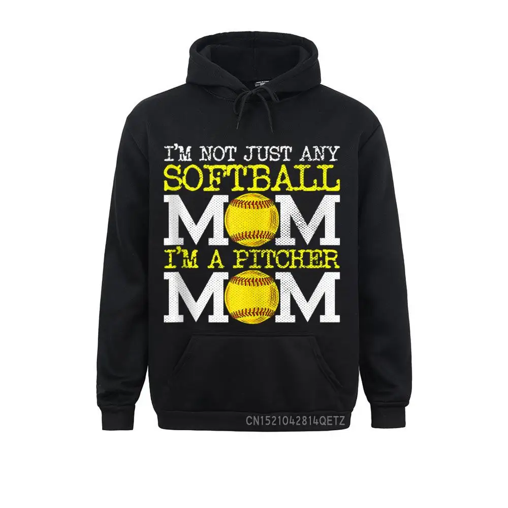 Simple Style Long Sleeve Hoodies April FOOL DAY 2021 New Clothes Men Sweatshirts Fastpitch Mom Funny Softball Pitcher Sweats