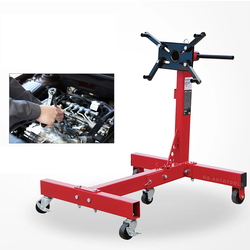 360 Degree Racing Engine Overturn Bracket Stand 1000 LBS Maintenance Equipment Engine Stand