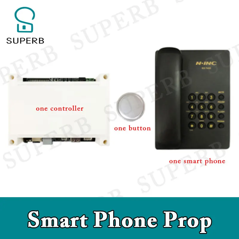 Imagem -06 - Smart Phone Game Props Superb Escape Room Horrível Ligue para Obter Áudio Disque a Senha Certa para Desbloquear Smart Phone Prop