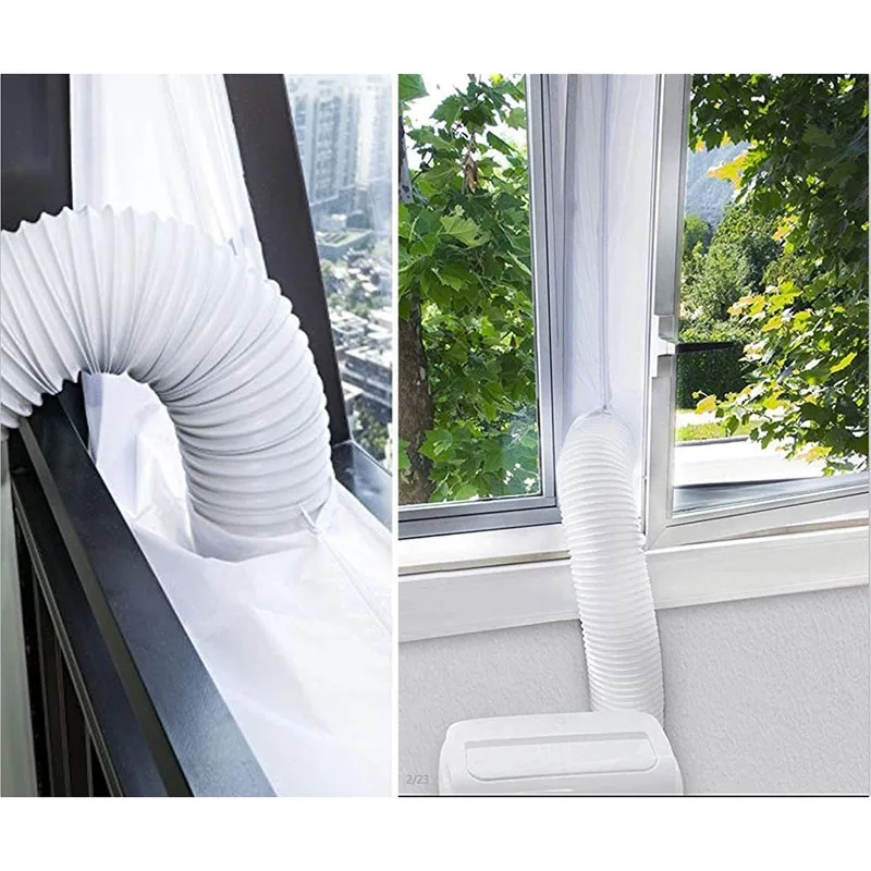 Airlock Sealing Outlet Portable Mobile Air Condition Window Sealing Accessories Soft Sealing Baffle Soft Cloth