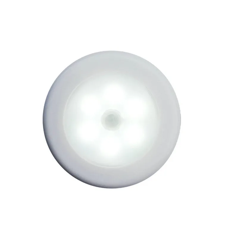 Capteur de mouvement infrarouge à 6 LED, 3 pièces, activation lumineuse, veilleuse, allumage/extinction automatique, batterie pour couloir, livraison directe