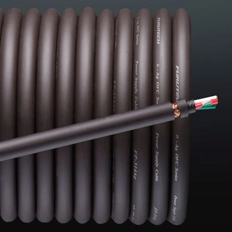 Furutech FP-314Ag OFC oxygen-free copper silver-plated fever power cord before and after the stage power amplifier power cable