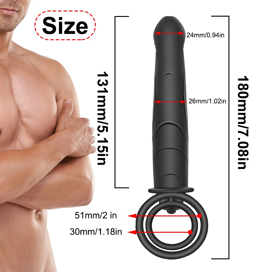 FLXUR-vibrador de doble penetración para hombre y mujer, Juguetes sexuales para parejas, consolador con correa, vibrador con correa en el pene