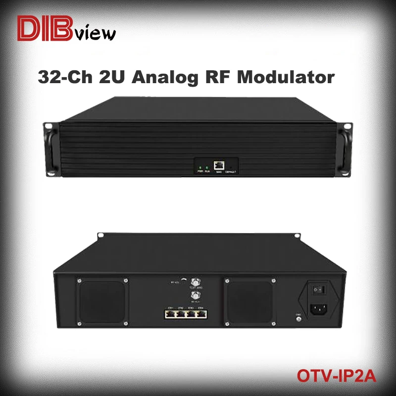 OTV-IP2A 32 channel 2U box h.265 Analog RF Modulator