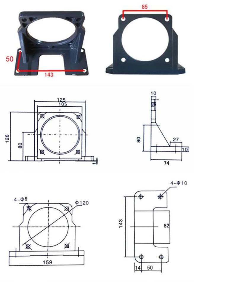 Motorreductor de eje óptico de 200W AC 220V1400 rpm/2800 rpm motor de velocidad ajustable