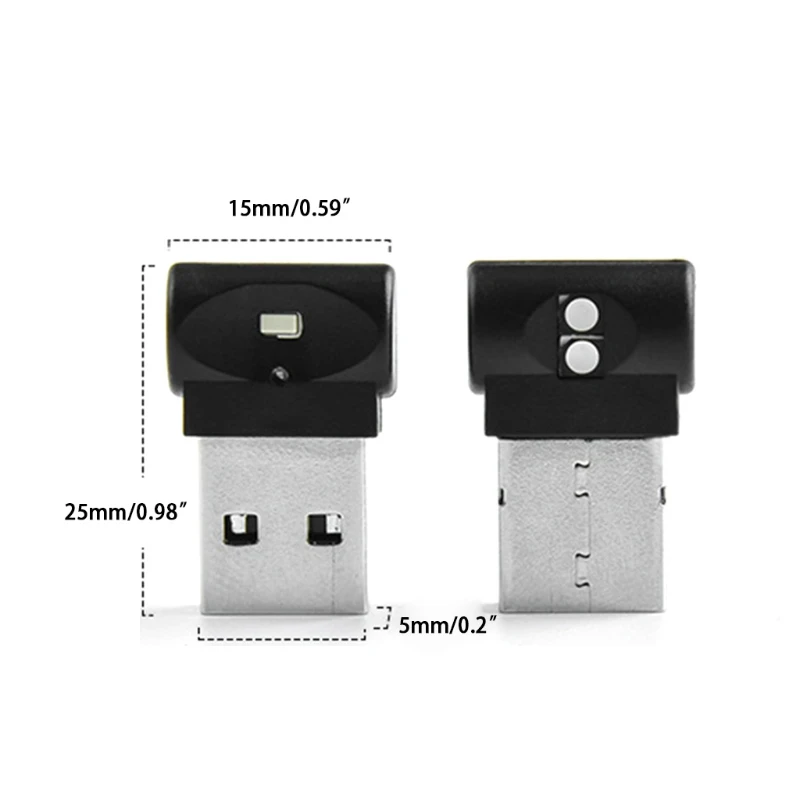 USB صغير LED سيارة ضوء السيارات الداخلية مصباح لتهيئة الجو مصباح للزينة ضوء الطوارئ الكمبيوتر السيارات ضوء ملون 7 ألوان