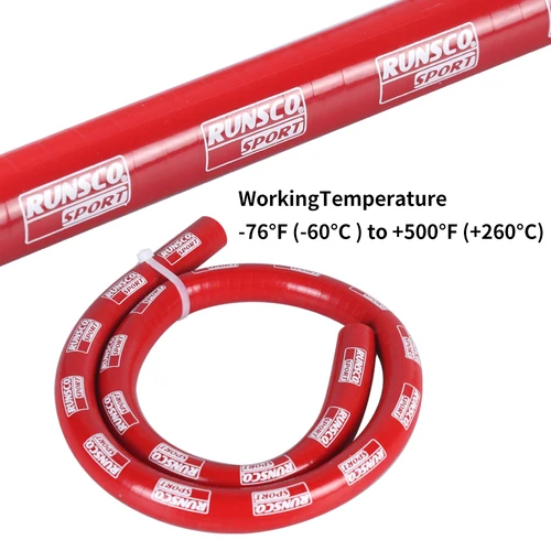 Imagen 2 del producto Manguera recta de silicona de un metro, Intercooler de refrigerante, tubo Turbo, tubería de entrada de aire, manguera de agua, 4 capas