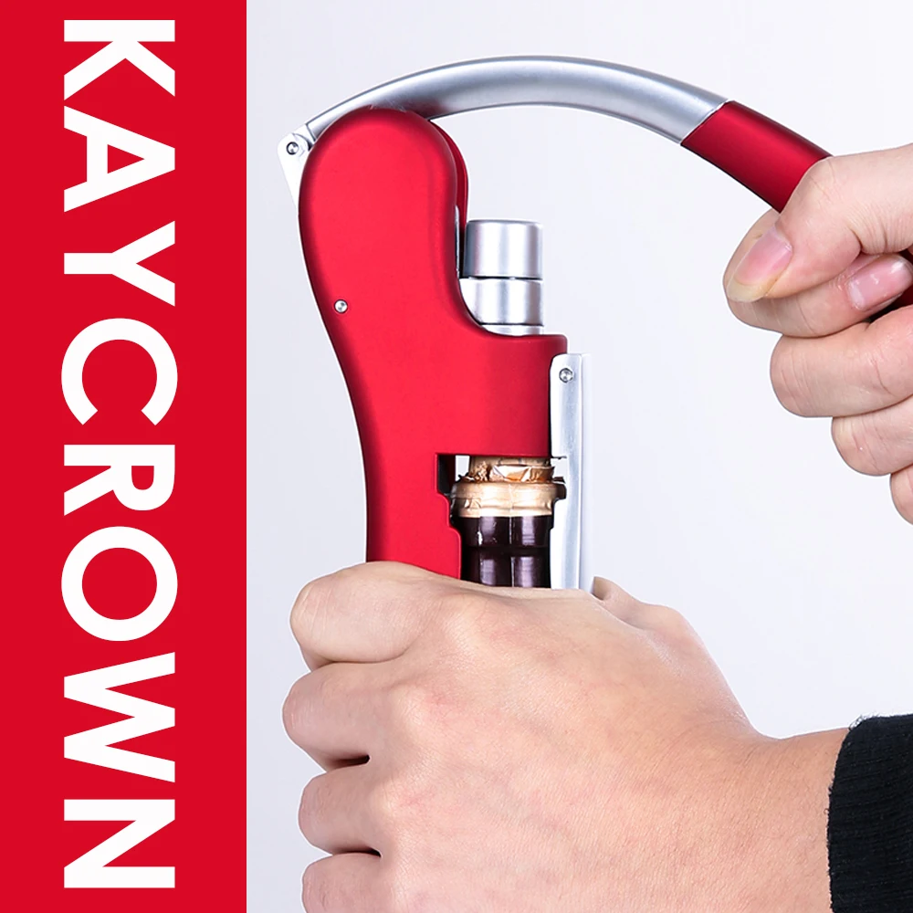 Professional Wine Opener Wine Bottle Corkscrew Opener with Foil Cutter Premium Rabbit Lever Corkscrew for Wine Kitchen Tools