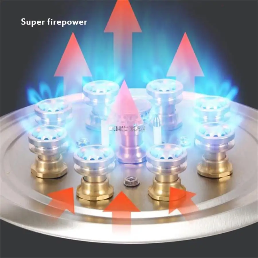 Inländischen Gas Herd Eingebettet Dual-bereich Natürliche Gas Verflüssigtes Gas Bench-top Herd Große Home Küche Reicht Gas kochfeld