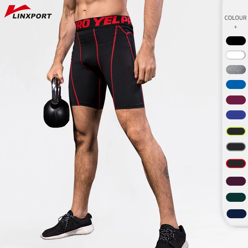 

Men Summer Shorts Compression Gym Clothing Elastic Tights Marathon Active Wear Training Exercise Sportswear Jogger Jogging Boxer