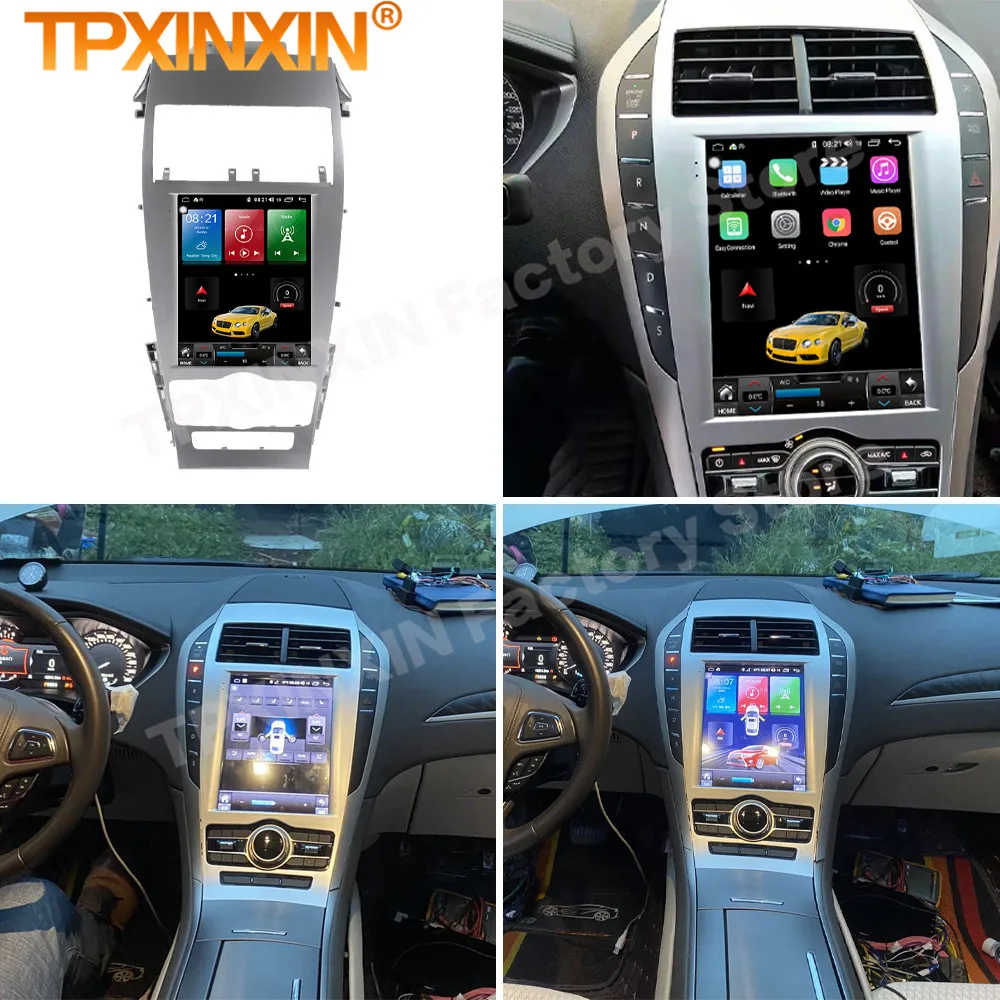 Android Automotive Multimedia For Lincoln MKZ MKC MKX Continental 2013 2014 2015 2016 2017 2018 2019 2020 Car GPS Navi Head Unit