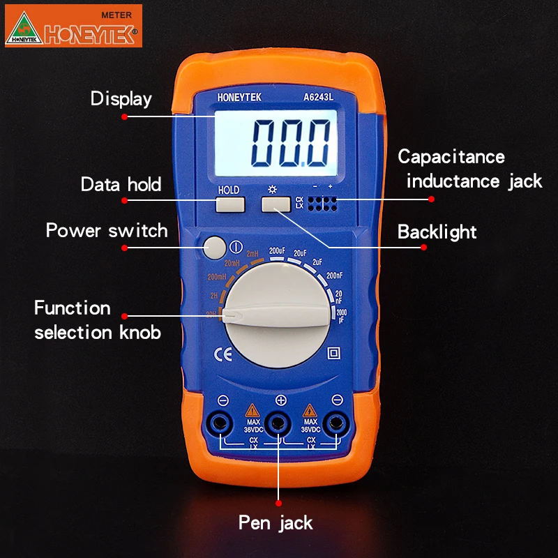 Multimeter Digital Professional Capacitor Tester Lc Meter Check Capacitors Automotive Multimeter Inductance Meter Tester Analog