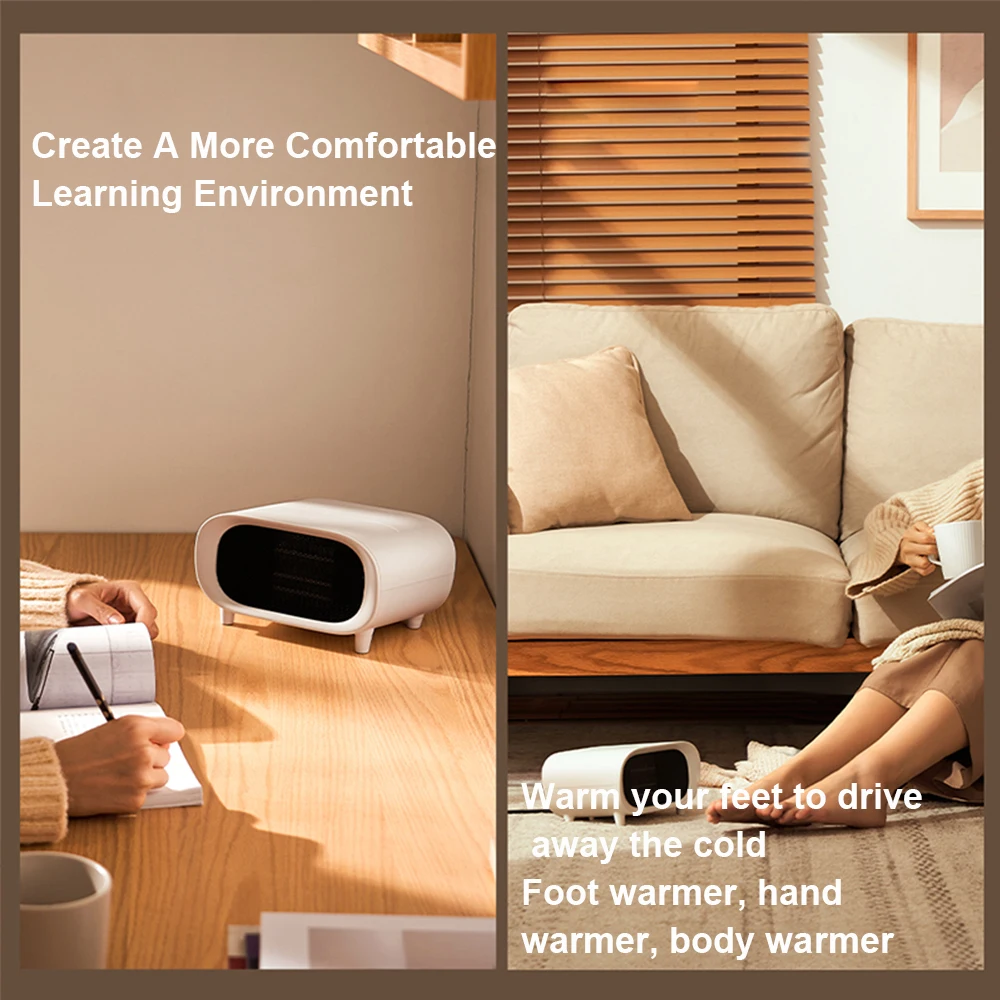 600W/300W Di Động Điện Không Gian Nóng An Toàn Và Êm Ái Ceramic Quạt Nóng 50 Chân Vuông dùng Cho Văn Phòng Phòng Ngủ Để Bàn Sử Dụng