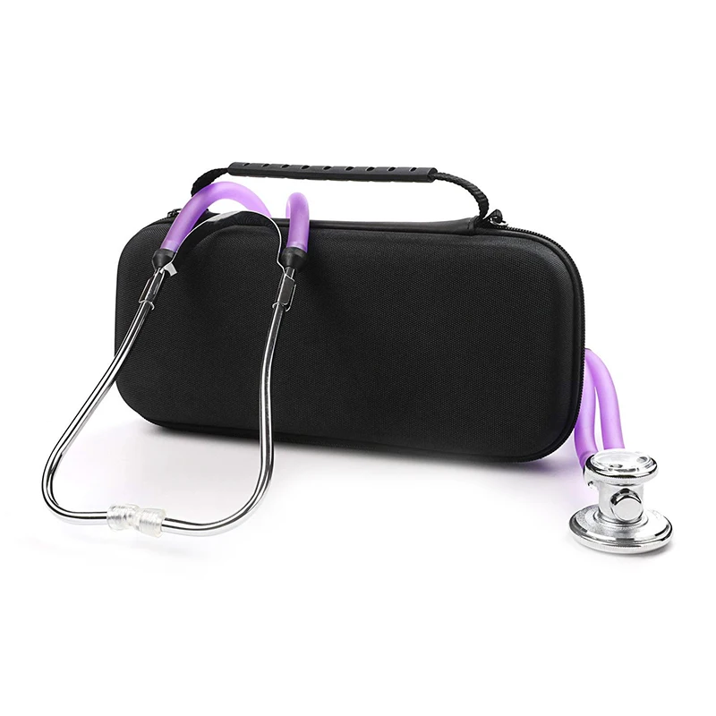 Portable Zipper Bag Storage Pouch EVA Hard Carry Case for 3M Littman/Vive Precision Stethoscope C66