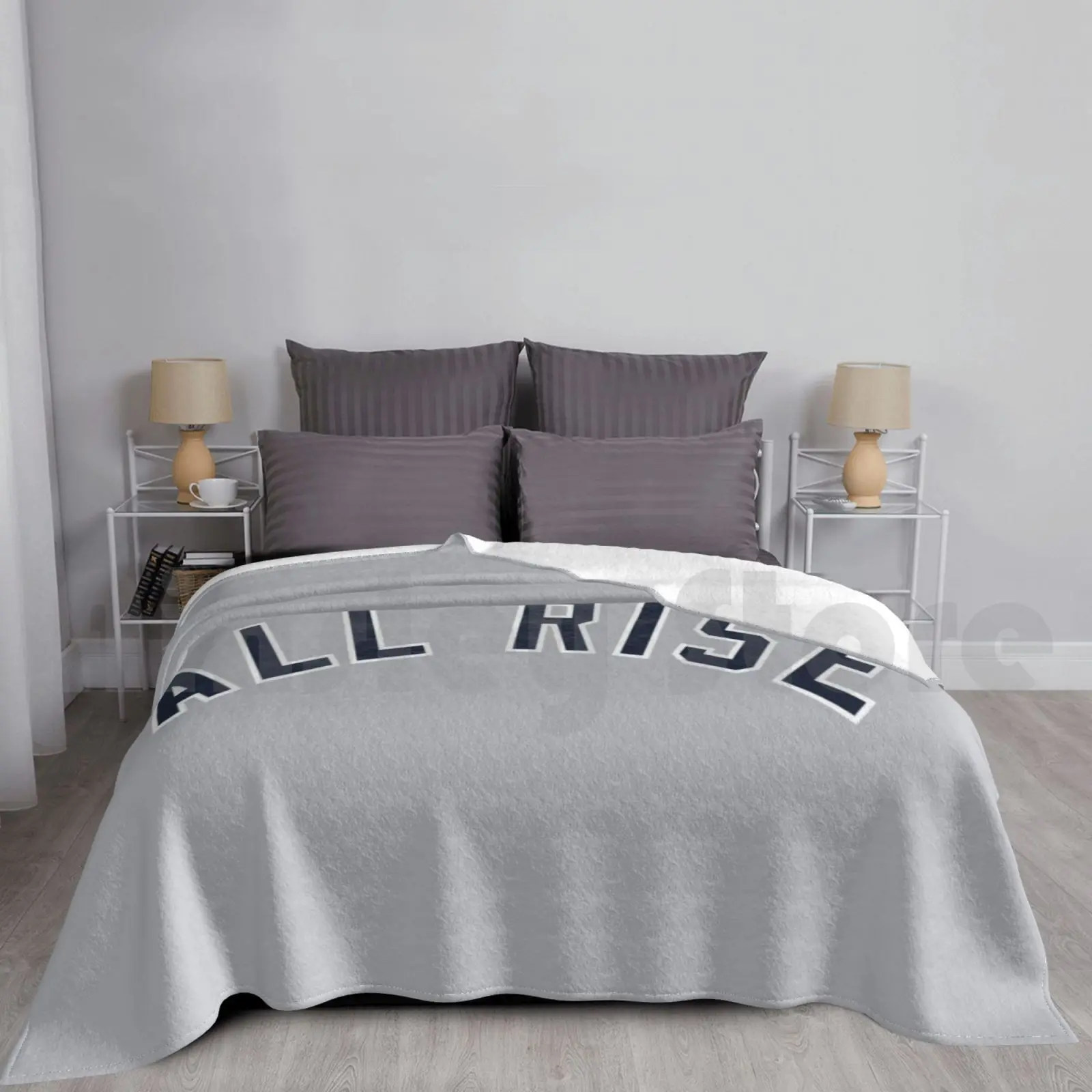 All Rise Jersey Script Blanket For Sofa Bed Travel Giancarlo Stanton Giancarlo Stanton Mike Stanton New