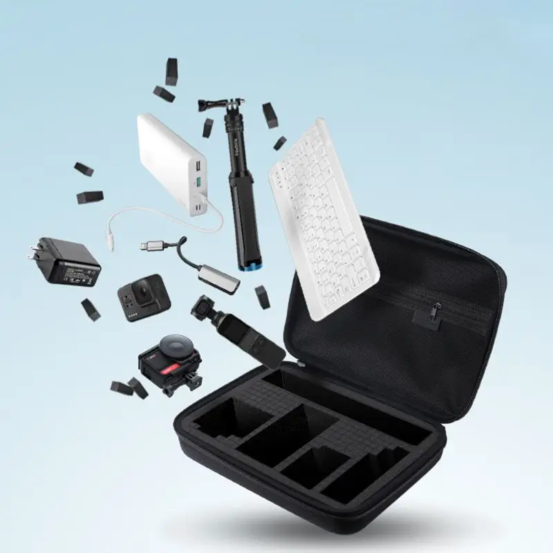 Custodia rigida di grande capacità custodia portatile per valigia Action Camera 360 R