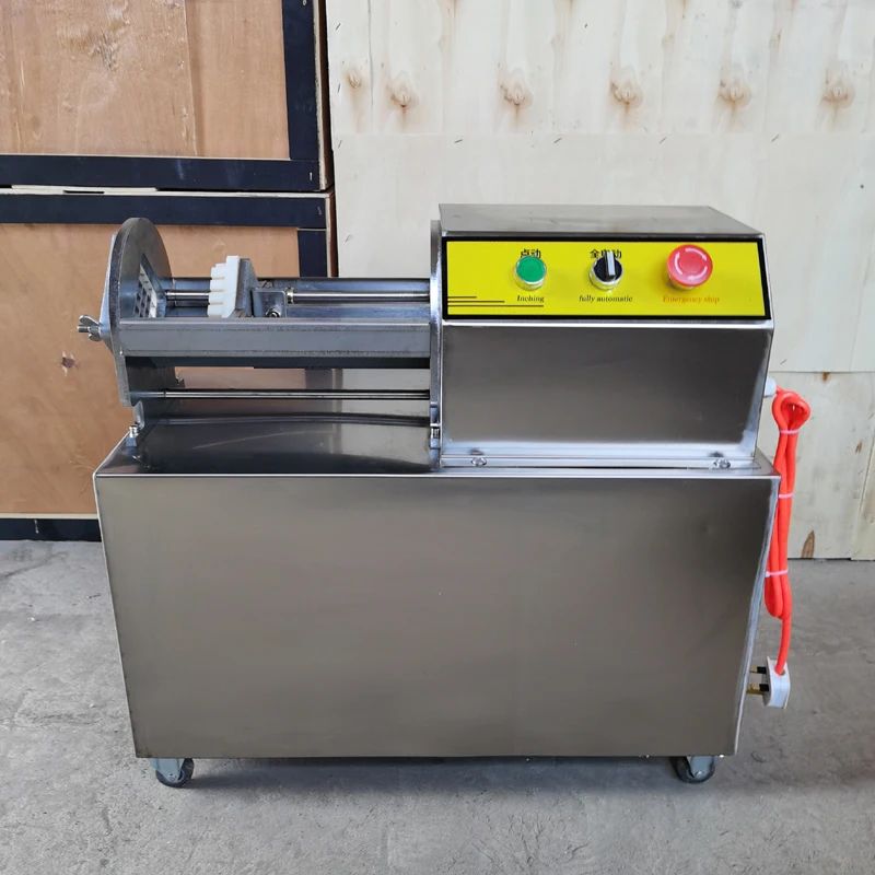 Commercial French Fries Machine Stainless Steel Electric Vegetable Strip Cutter 900W