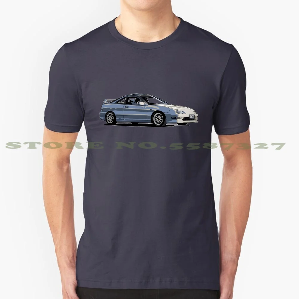 California Teggy! 100% Cotton T-Shirt Integra Teggy Dc4 Dc5 Dc3 Type Vtec B18 Bseriesonly Jdm Japanese Vector Art Graphic