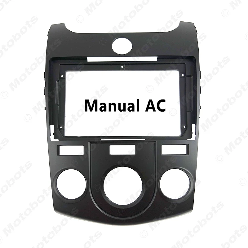 

FEELDO Car Audio 2DIN Fascia Frame Adapter For KIA Forte Manual AC 9" Big Screen Stereo DVD Player Dash Fitting Panel Frame Kit