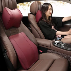 Headrest Pillow Car Neck Rest Head Support Cushion Car Breathable Memory Foam Slow Rebound Guard Car Lumbar Pillow Universal