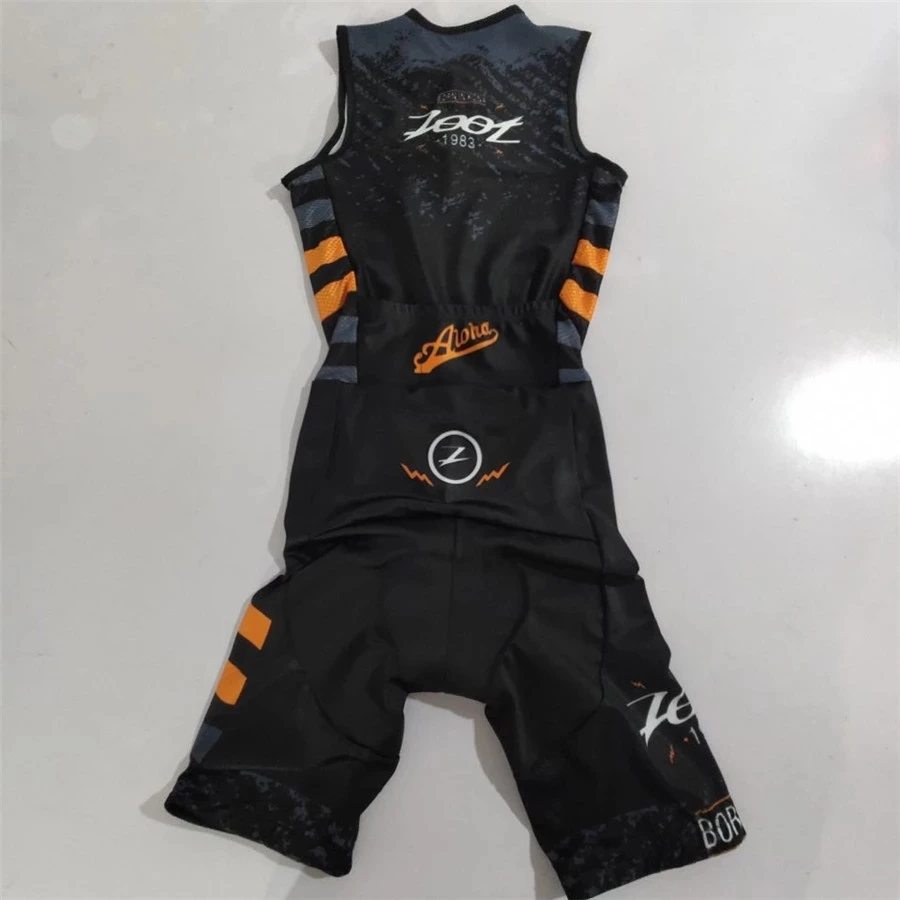 Sleeveless Skinsuit for Men, Cycling Jersey, Running Clothes, Zone3 Triathlon, Go Pro, MTB Clothing, 2021