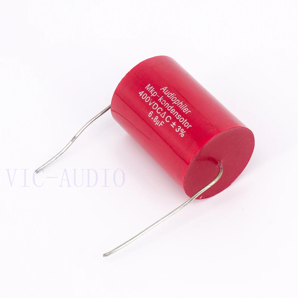 Audiophiler Mkp Capacitor 6.8uf 400V DC 3% HIFI Fever Electrodeless Capacitor Audio Capacitor Coupling Frequency Dividing 6.8uf