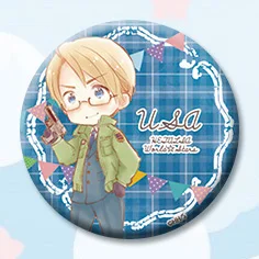 Anime odznaka 58 mm odznaki Hetalia APH świat zmarszczek śliczna broszka ikony na plecaku