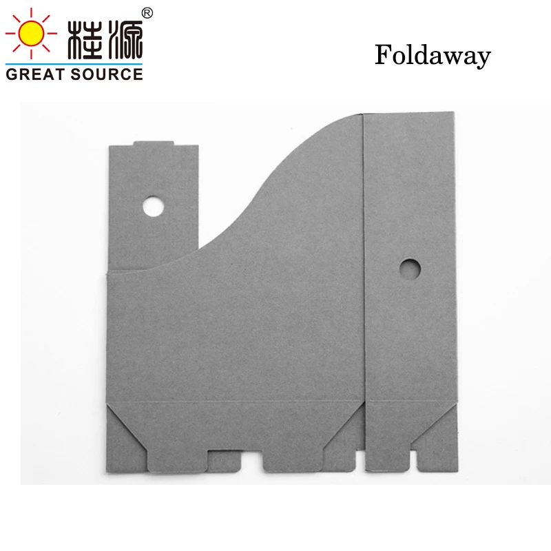 MQQ Foldaway portadocumenti scatola per giornali in marmo Desk Top Organizer rivista fermalibri carta ondulata bianca cancelleria per ufficio (3 pezzi)