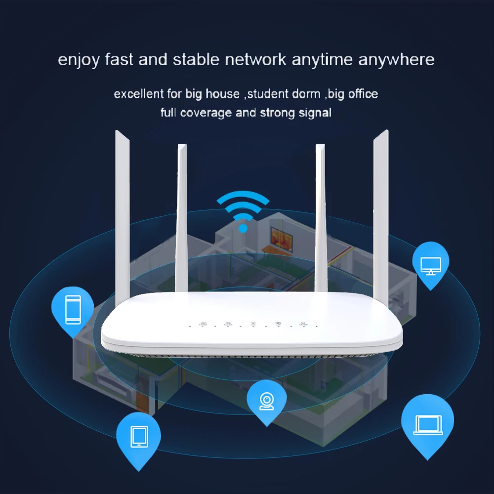 Imagem -05 - Roteador Lte com Slot para Cartão Sim 4g Portas Rj45 Antenas Externas Quad Gsm Desbloqueado Umts Fdd Tdd Lc116 Tianjie4g