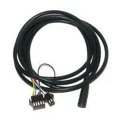 Ebike M8 6Pin to SM Conversion Convert Line Waterproof Extension Cable Wire for Throttle Display Ebrake Light