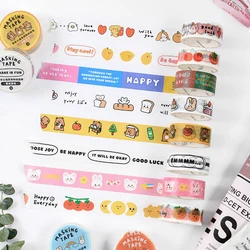 Cute Cartoon Washi Tape Decoration Masking Tapes Fruit Bear Bunny Diy Scrapbooking Diary Album Journal School Stationery