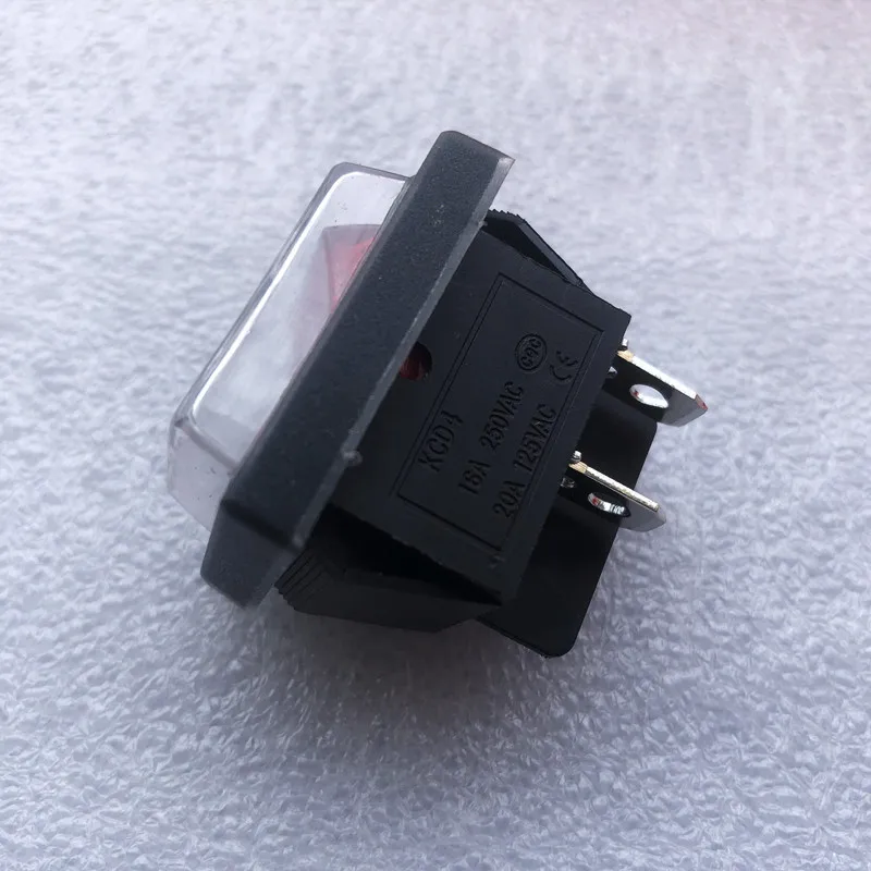 Interruptor de máquina de registro de Motor de aspiradora Industrial, interruptor de Motor de absorción de agua para piezas de aspiradora, impermeable, 2 uds.