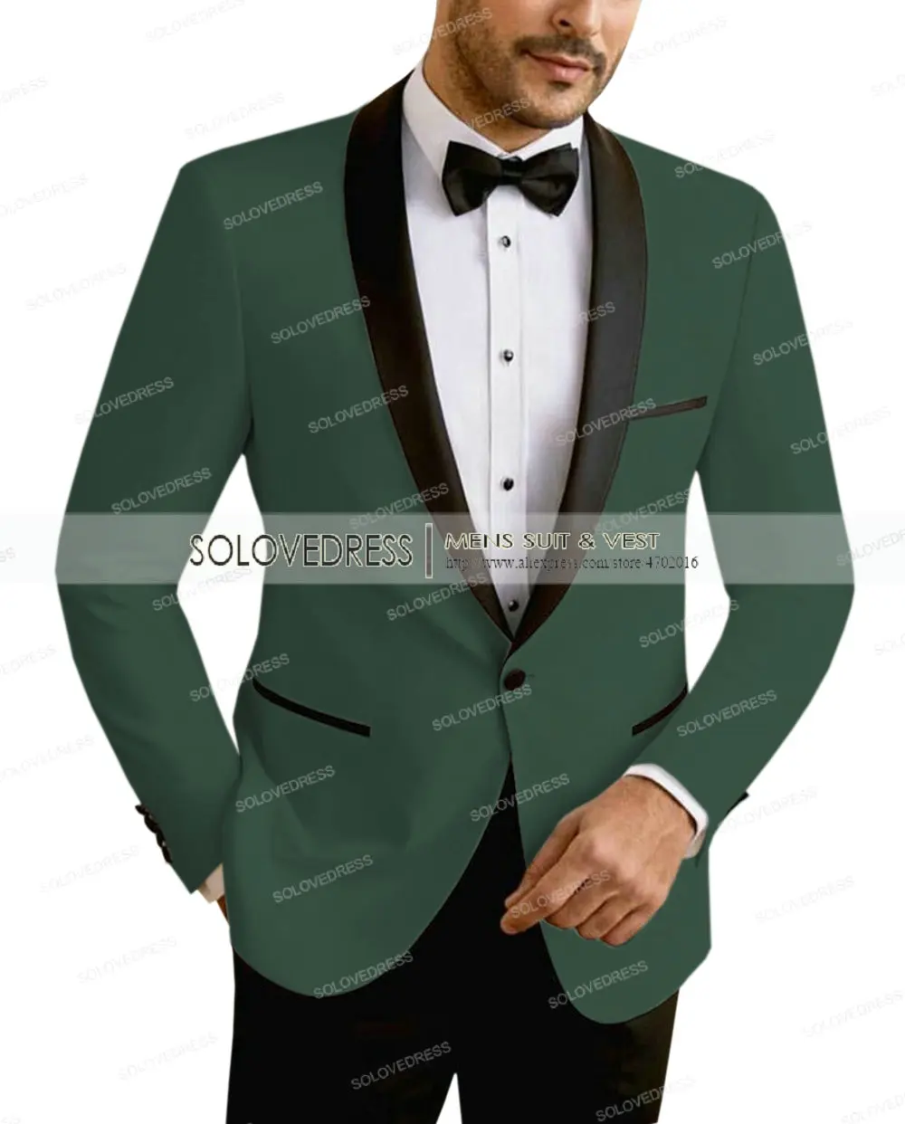 2 Piece Formal Men's Suits Regular Fit Wool Prom Champagne Grey Tuxedos Business Jacket For Wedding Groomsmen (Blazer + Pants)