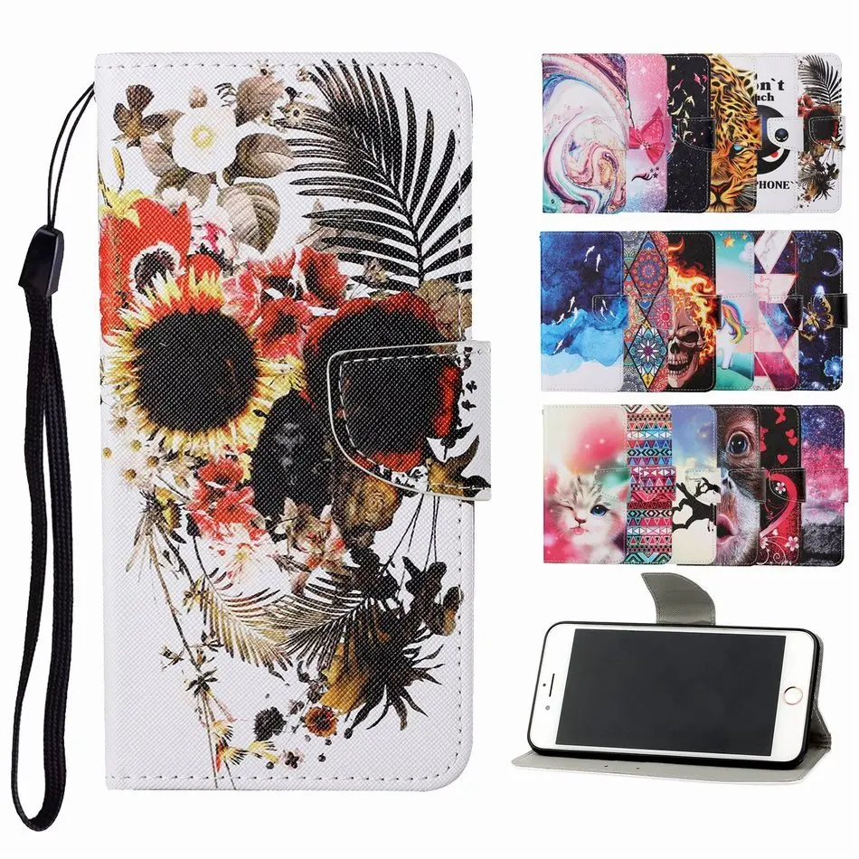 Kids Book Style Phone Cover For Wallet Vivo Y91i Y91 Y95 Y50 Y30 Y20 Y11 Y12 Y15 Y17 Cute Flip Case Etui Magnet Lock Coque P20F