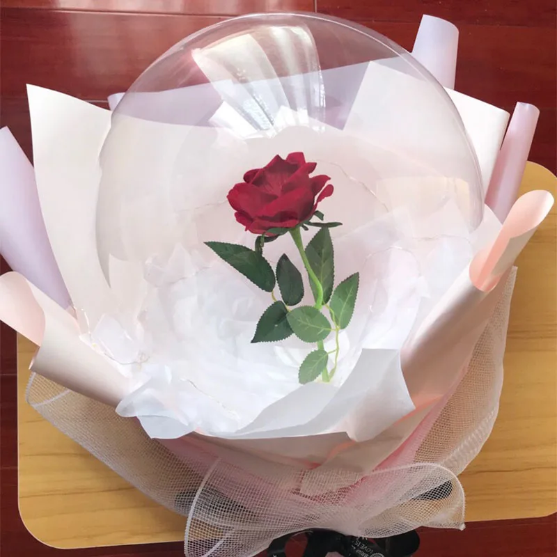 50pc 8/10/18/20/24/36 zoll Aufblasbare Bobo Ballon Transparente Globen Geburtstag Party liefert Hochzeit Baby Dusche Dekor Ballons – Detail 14
