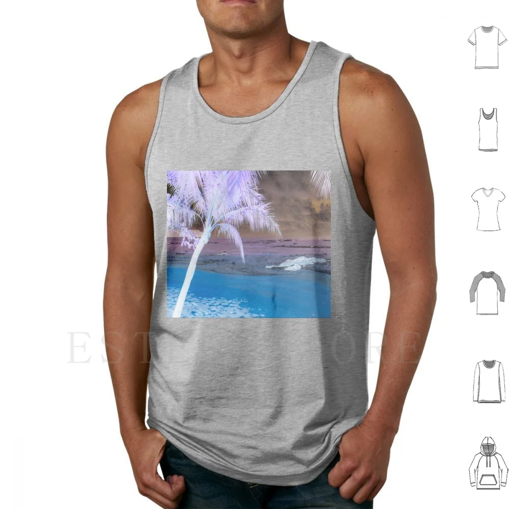 Breathtaking Mystical Beach Tank Tops Vest Sleeveless Supernatural Magic Occult Shamanistic Mystical Paranormal