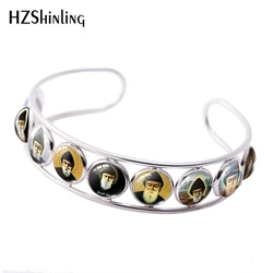 2021 New San Charbel Cuff Bracelet Glass Dome Jewelry Handmade Bracelets Bangle