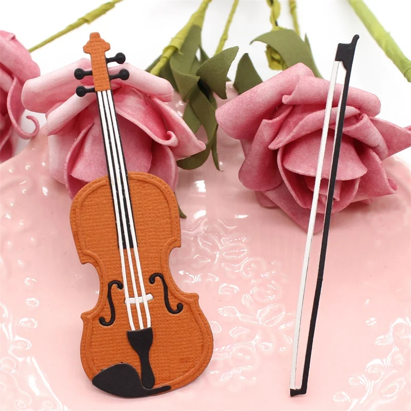 YPP CRAFT Violin Metal Cutting Dies Stencils for Scrapbooking/photo album Decorative Embossing Paper Cards