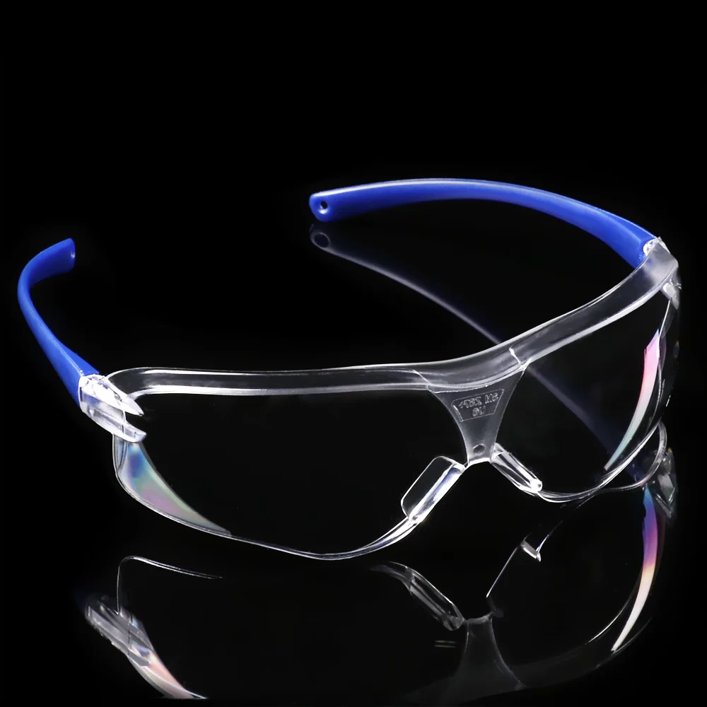 1pcs Clear Safety Goggle Transparent Protective Glasses 3M Workplace Eyewear PC Anti-Splash Anti-UV Windproof Lens High Quality