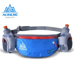 AONIJIE-Cinturón de hidratación E882, riñonera con soporte para teléfono, botellas de agua de 170ml