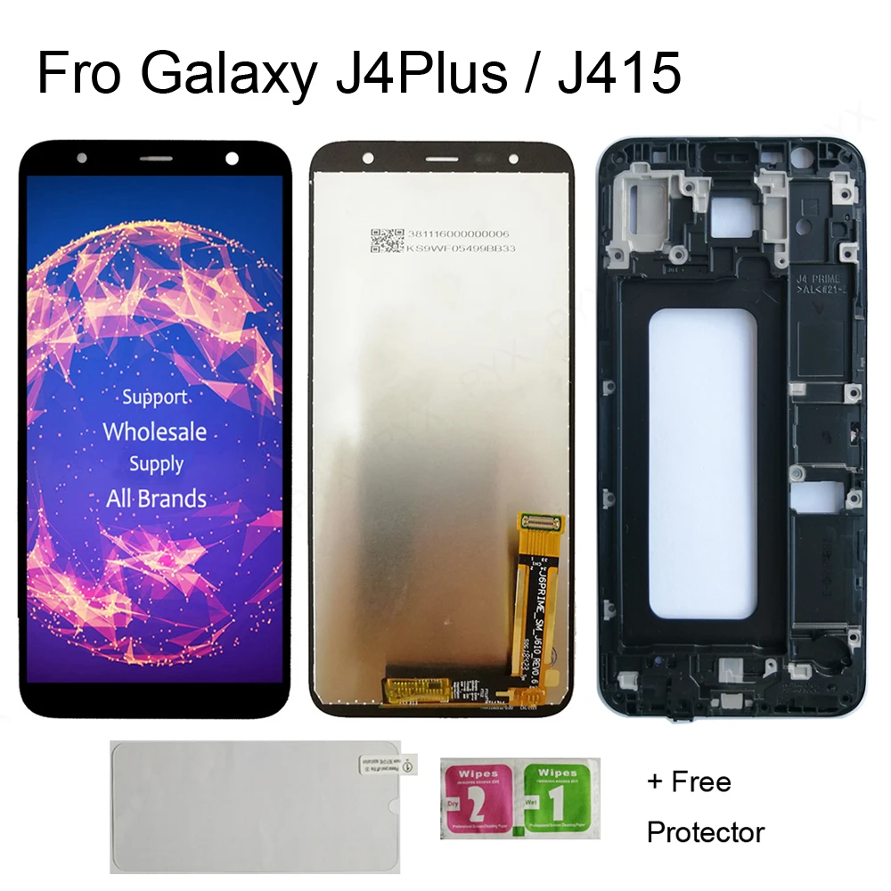 

1480x720 6.0'' LCD for SAMSUNG Galaxy J6 2018 J6+ SM-J610 J6 Plus Display with Touch Screen Digitizer Assemblely J4 plus lcd