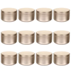 Tins Tin Jar Metal Holder Diy Craft Container Jars Round Candles Bulk Can Emptycontainers Lid Tea Cans Small Lids Makingstorage