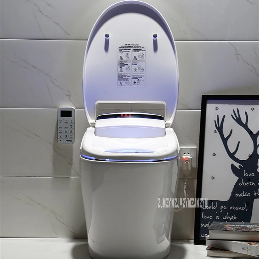 AL-11111 Electric Smart Toilet Instant Heating Integrated Toilet Bathroom Home Ceramic Automatic Intelligent Toilet 220V 1800W