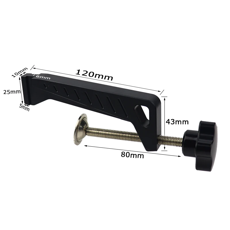 Tipo di lavorazione del legno 45 Clip di fissaggio per scivolo scanalatura a T mitra Track fissaggio Clip in lega di alluminio accessori per la lavorazione del legno