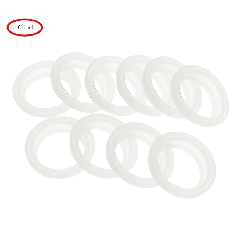 10Pcs Safe Silicone Sealing O Rings Gaskets Vacuum Bottles Sealing Ring Pad Fasteners Works with 4/4.5cm Bottles Cover Cup Lid