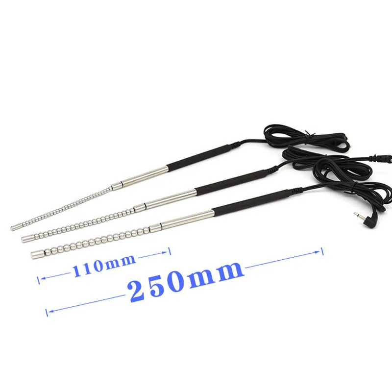 4/5/6mm Penis Plug Sex Products Electro Shock Urethral Dilatator Sounds Prince Wand Sounding Electric Catheter Sex Toys For Men