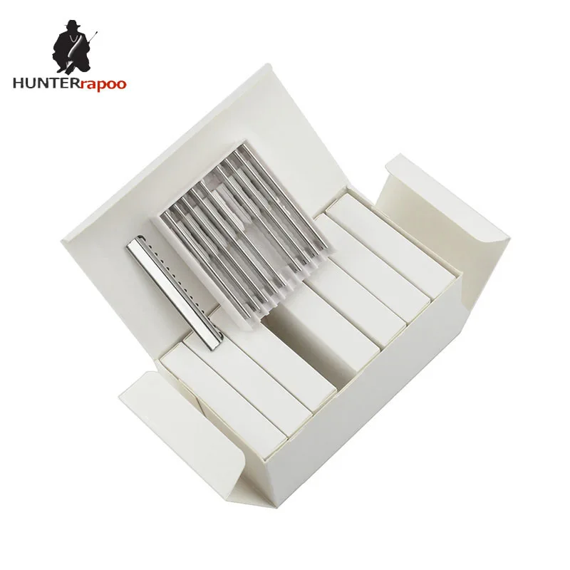 Wholesales 100 Pieces Stainless Steel Replaceable razor blades Hairdressing Salons thinning razor knife Blade