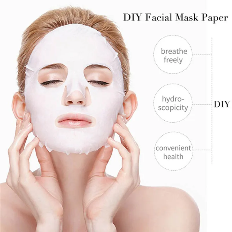 Masque Facial Compressé en Papier de Poulet, Masques Secs, Tissu Non Tissé, Soins de la Peau, cfmask