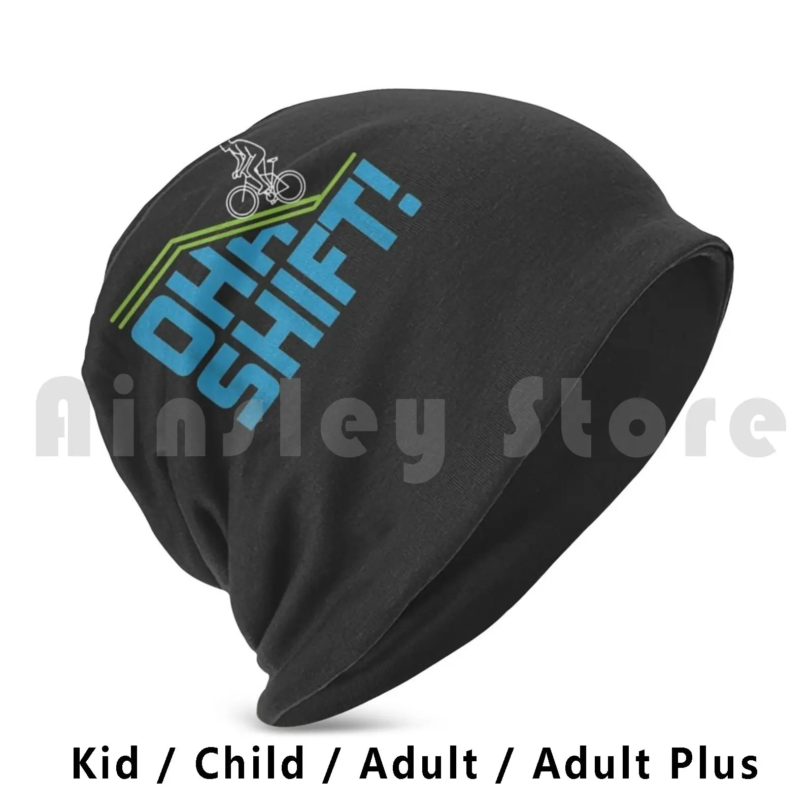 Oh Shift! Funny Bicycle For Bike Riders , Cyclists Hat Hat Grab Holiday Fit He By Biker