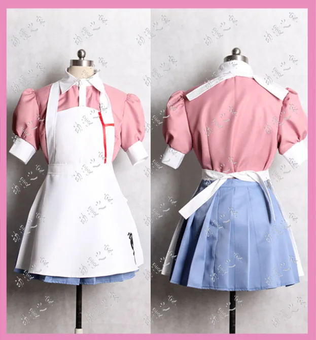 Dangan Ronpa 2 Danganronpa Mikan Tsumiki Dress Adult Girls Maid Dress Suit Halloween Christmas Skirt Outfit Cosplay Costume